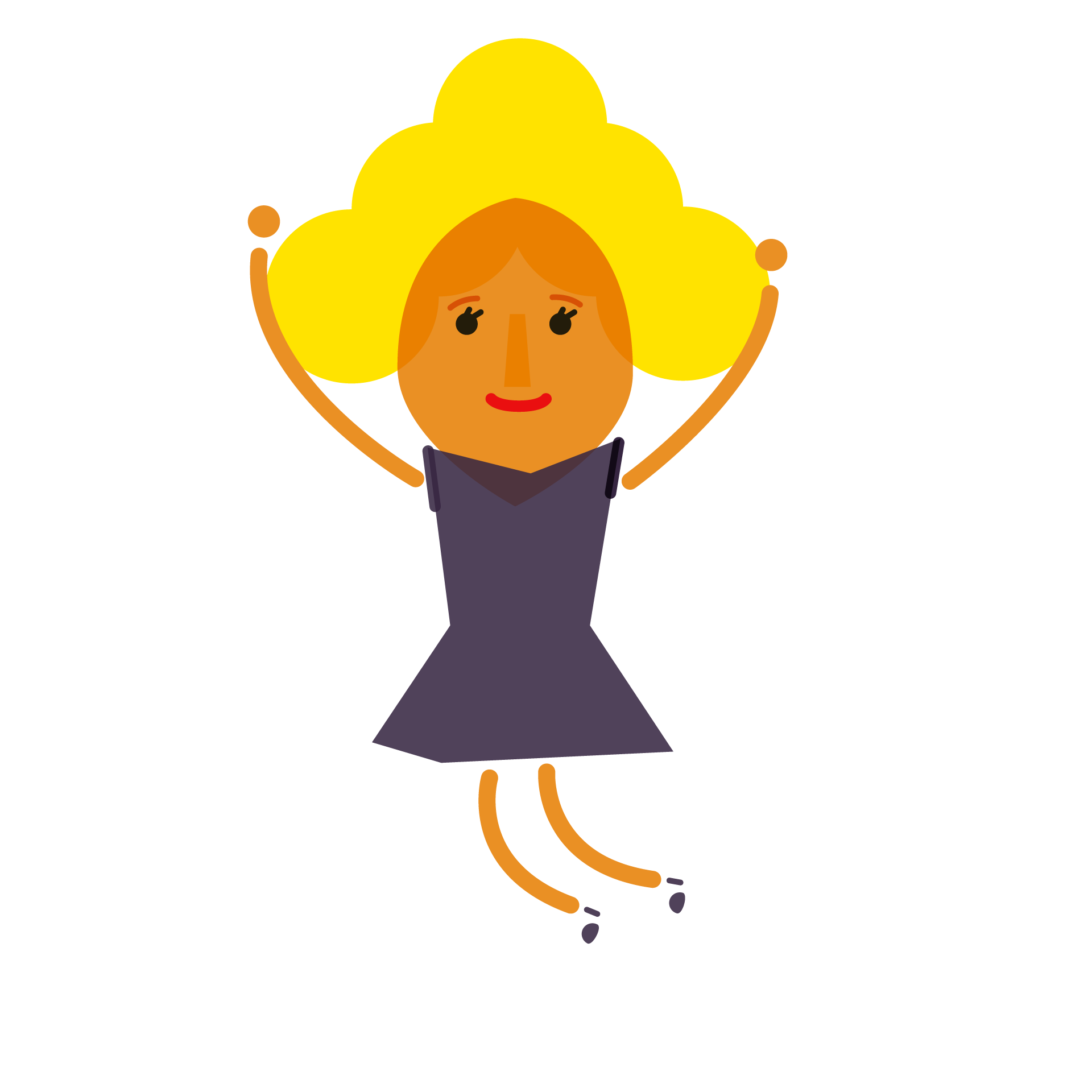 Self care Mum jumping
